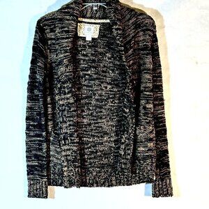 Elements Skateboards Brown Vintage Sweater Size Small Petite Cardigan jacket